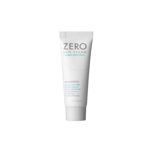 Сонцезахисний крем Rom&nd Zero Sun Clean 01 Fresh SPF50+PA мініатюра 7 мл.