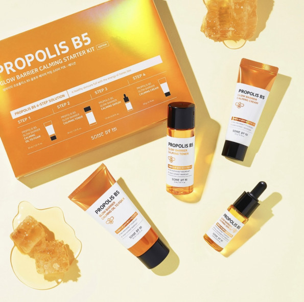 Набор миниатюр SOME BY MI Propolis B5 Glow Barrier Calming Starter Kit Edition