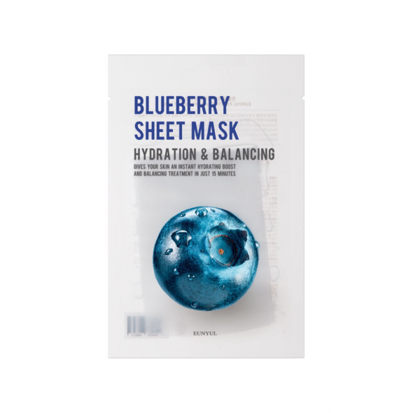 Антиоксидантная маска Eunyul Purity Sheet Mask # Blueberry