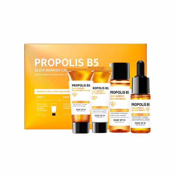 Набор миниатюр SOME BY MI Propolis B5 Glow Barrier Calming Starter Kit Edition