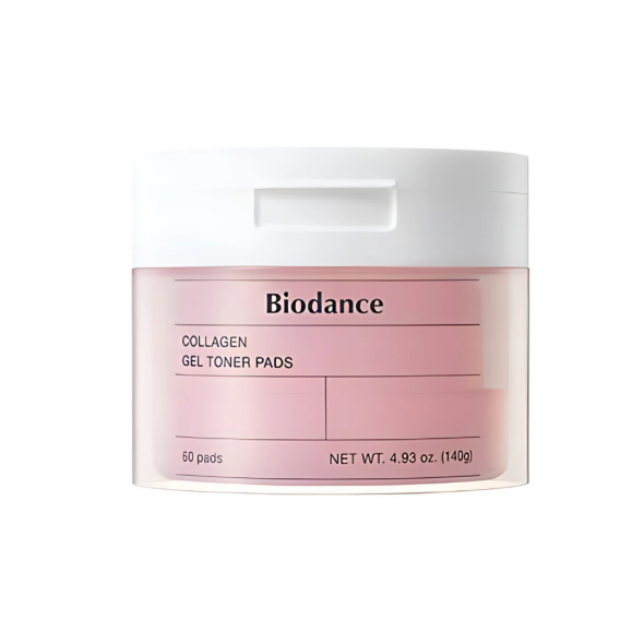 Увлажняющие пады с коллагеном и пептидами BIODANCE Collagen Gel Toner Pads 60 шт 