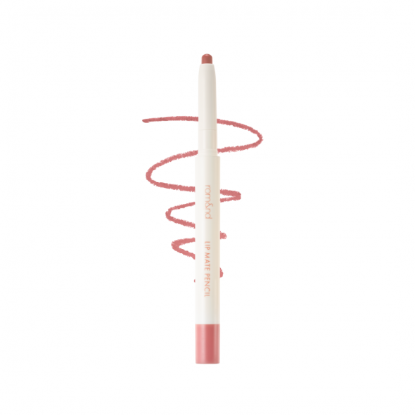 Димчасто-рожевий олівець для губ Rom&nd Lip Mate Pencil 04 Fig Breeze
