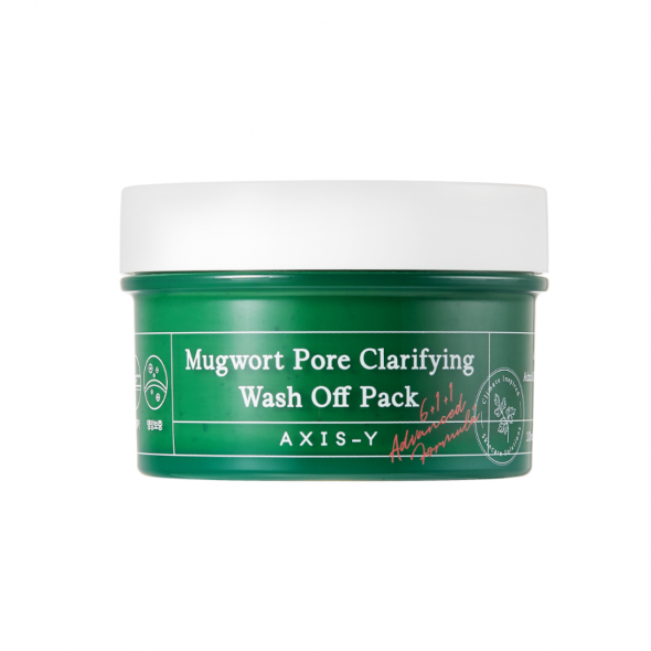 Очищаюча маска з полином AXIS-Y Mugwort Pore Clarifying Wash Off Pack 100 мл