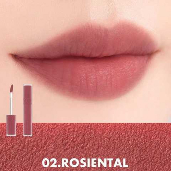 Стійкий тінт у персиковому відтінку Rom&nd Blur Fudge Tint #02 Rosiental