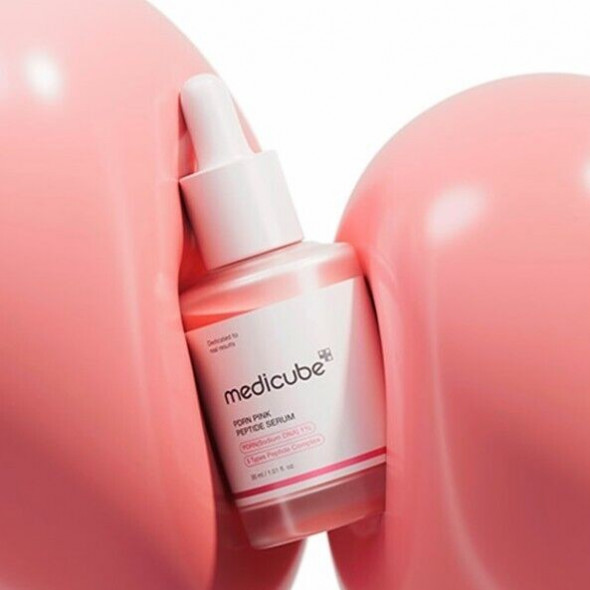 Восстанавливающая сыворотка с пептидами Medicube PDRN Pink Peptide Serum 30 мл