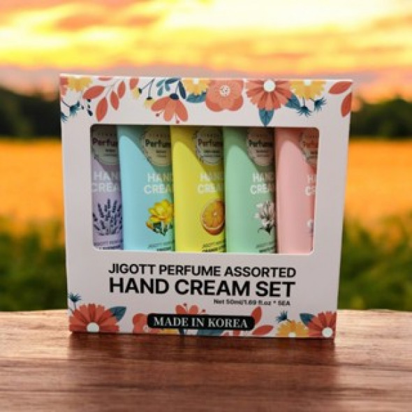 Набор кремов для рук JIGOTT Perfume Assorted Hand Cream Set 5 шт*50 мл