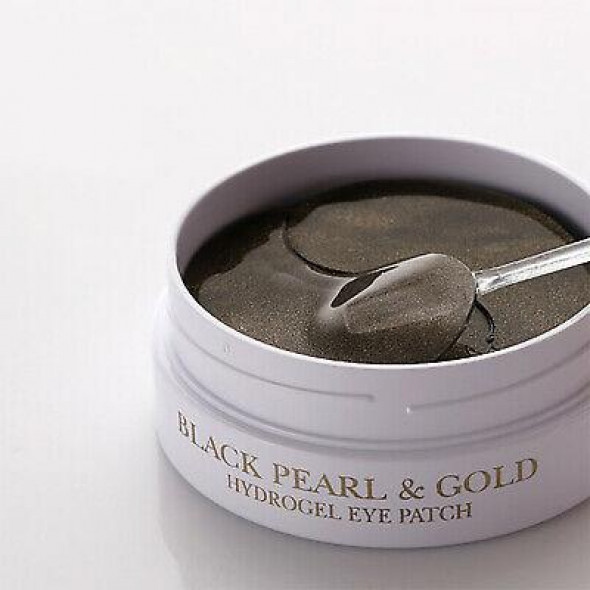 Гидрогелевые патчи с золотом и жемчугом Petitfee Black Pearl & Gold Hydrogel Eye Patch 60 шт