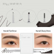 Карандаш для бровей 3в1 в пепльно-бежевом оттенке Rom&nd Han All Sharp Brow C3 Modern Beige