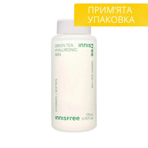 Антиоксидантный тонер Innisfree Green Tea Hyaluronic Skin 170 мл