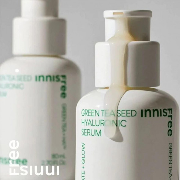 Антиоксидантная увлажняющая сыворотка  Innisfree Green Tea Seed Hyaluronic Serum 80 мл / NEW