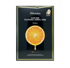 Тканинна маска з вітаміном С та Е JMsolution Glory Aqua Tocopherol Vitamin C Mask