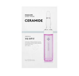 Восстанавливающая маска  MISSHA Mascure Moisture Barrier Solution Sheet Mask Ceramide