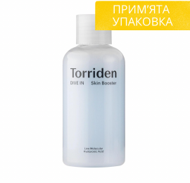 Інтенсивно зволожуючий тонер Torriden Dive-In Low Molecular Hyaluronic Acid Skin Booster 200 мл