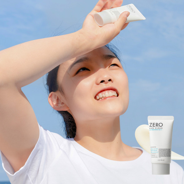 Легкий солнцезащитный крем Rom&nd Zero Sun Clean 01 Fresh SPF50+PA++++ 50 мл