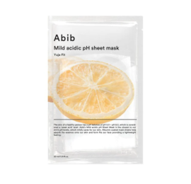 Тканинна маска з вітаміном С Abib Mild Acidic pH Sheet Mask Yuja Fit