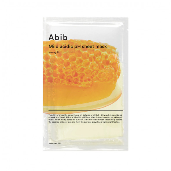 Тканевая маска с мёдом Abib Mild Acidic pH Sheet Mask Honey Fit 30 мл