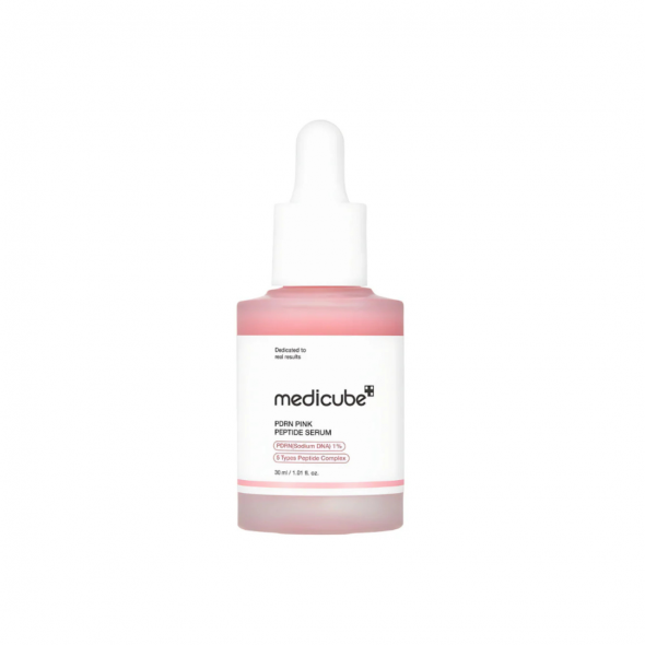 Восстанавливающая сыворотка с пептидами Medicube PDRN Pink Peptide Serum 30 мл