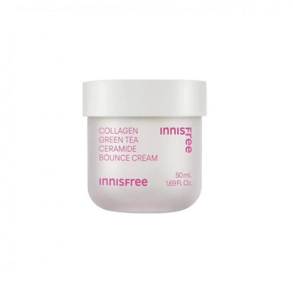 Антивозрастной крем Innisfree Collagen Green Tea Ceramide Bounce Cream 50 мл