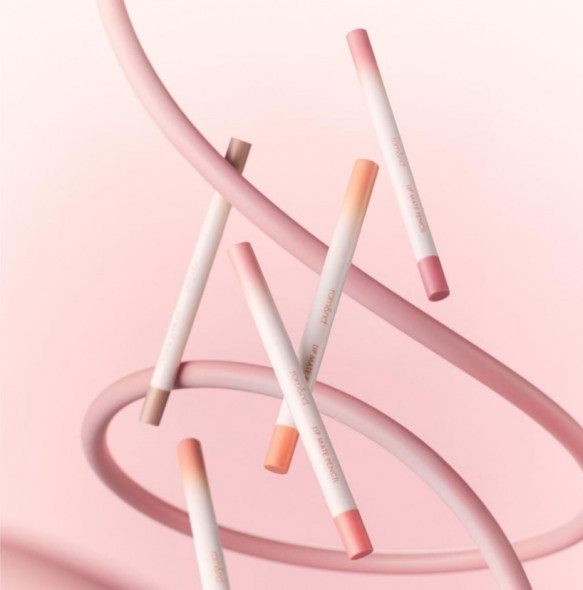 Нюдово-розовый карандаш для губ Rom&nd Lip Mate Pencil 02 Dovey Pink